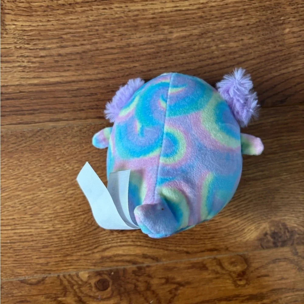 Squishmallows tie dye Axolotl plush